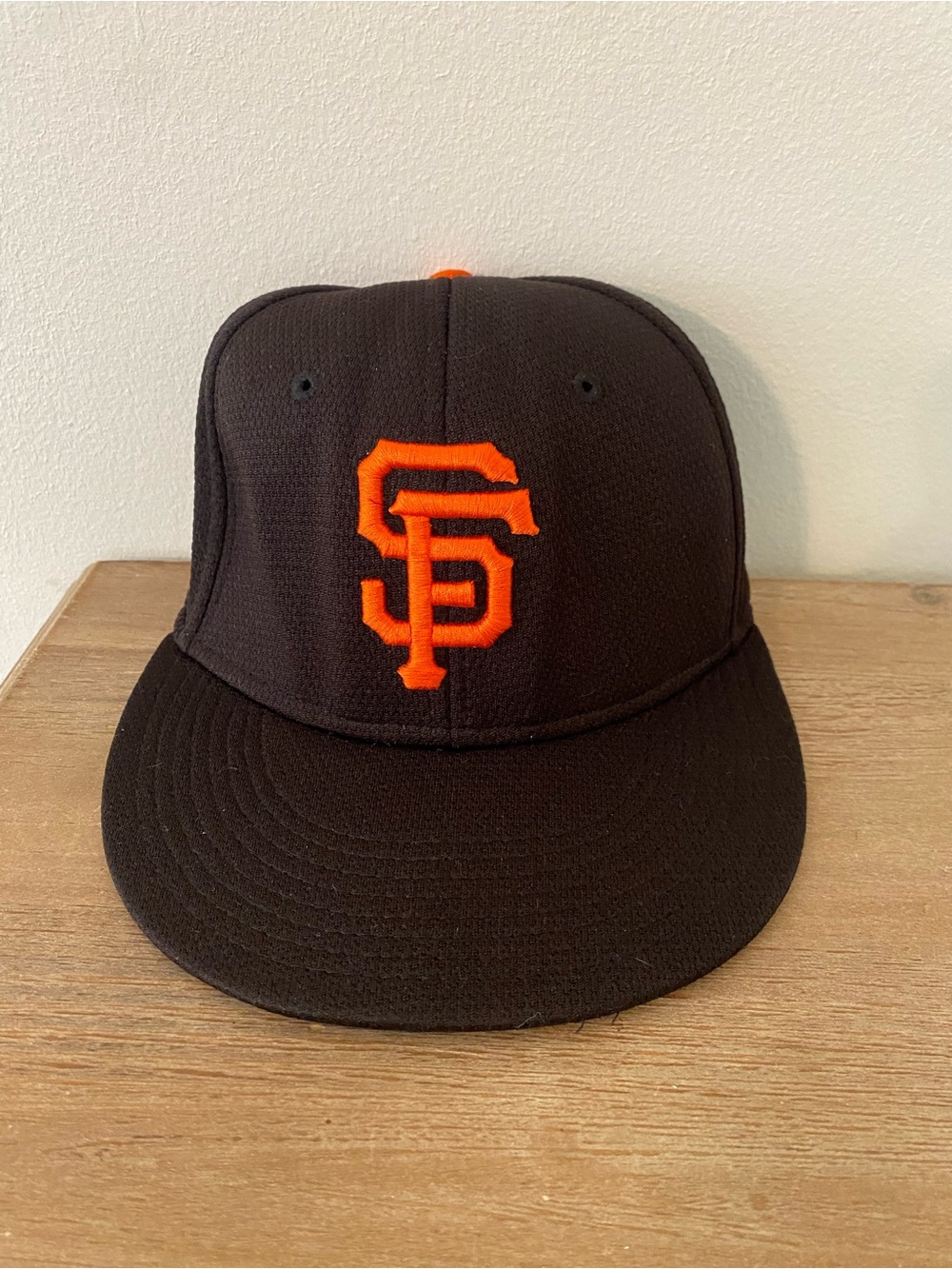 MLB San Francisco Giants Black & Orange Fitted Hat